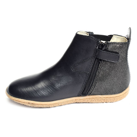 VERMILLON Noir Gris, Chelsea boots Kickers