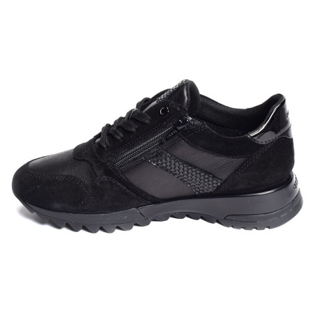 D TABELYA A Noir, Baskets running Geox