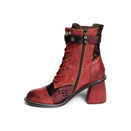 EVCAO 41 Rouge, Bottines Laura Vita