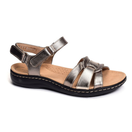 LAURIEANN SELA Bronze, Sandales plates Clarks