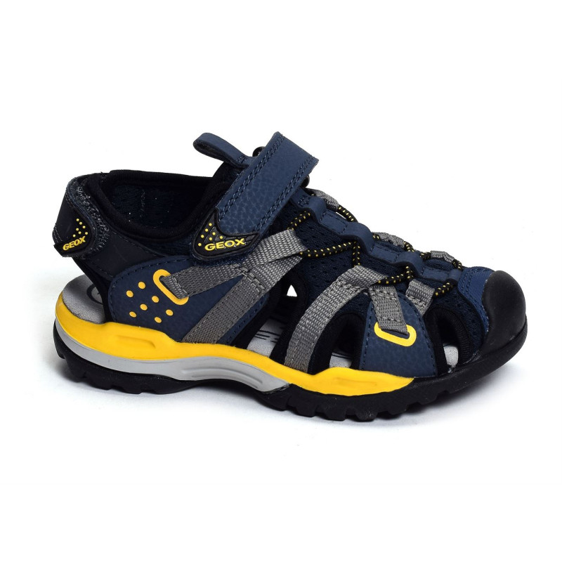 J BOREALIS BB Marine Jaune, Sandales plates & Nu-Pieds Geox