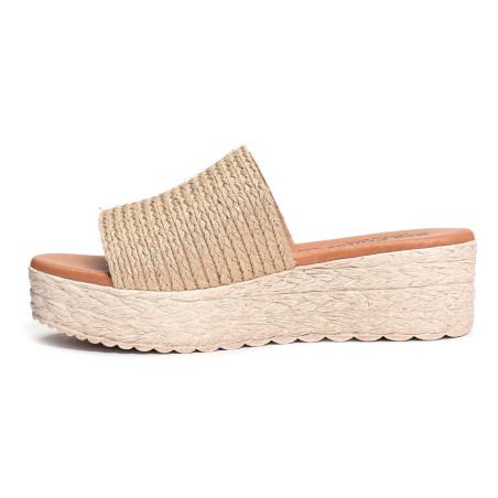 726 Naturel, Mules Eva Frutos