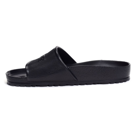 BARBADOS Noir, Claquettes Birkenstock