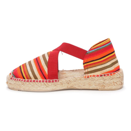 EVA Rouge Multicolore, Espadrilles Toni Pons