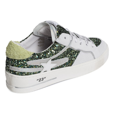 VANA Blanc Vert, Sneakers basses Semerdjian