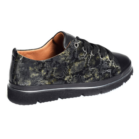 DOVAN Noir Kaki, Sneakers basses K.Mary