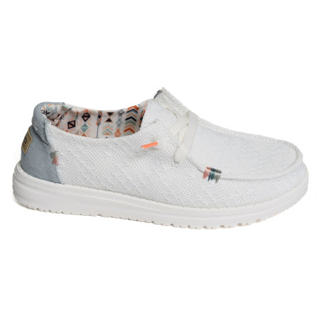 WENDY BOHO Blanc, Chaussures basses HeyDude