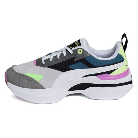 KOSMO RIDER WN Blanc Multicolore, Baskets running Puma