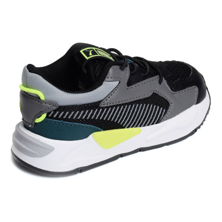 RS INF Noir Gris, Baskets running Puma