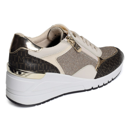 23723 Beige, Sneakers basses Marco Tozzi