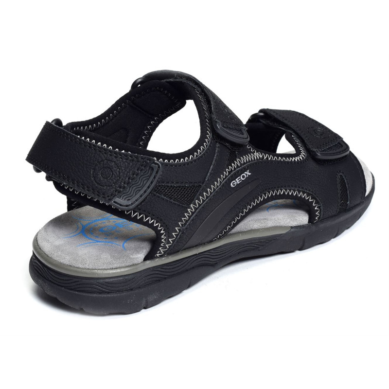 U SPHERICA E Noir, Sandales plates & Nu-Pieds Geox