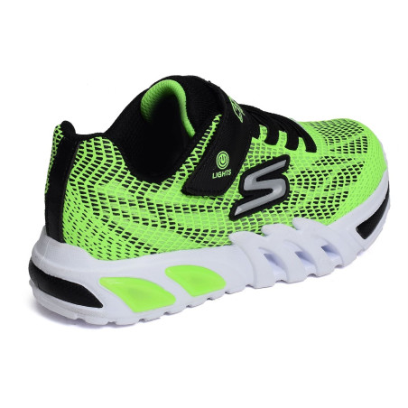 FLEX GLOW ELITE Vert, Baskets running Skechers