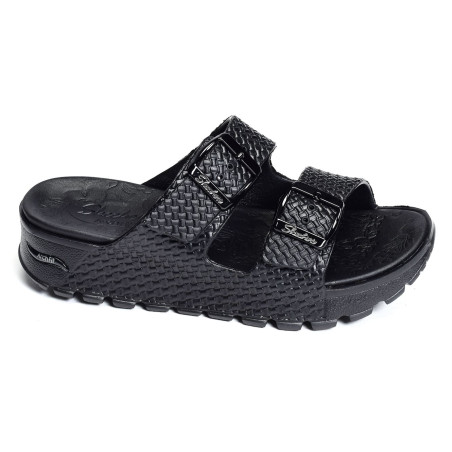 ARCH FIT FOOTSTEPS Noir, Mules Skechers