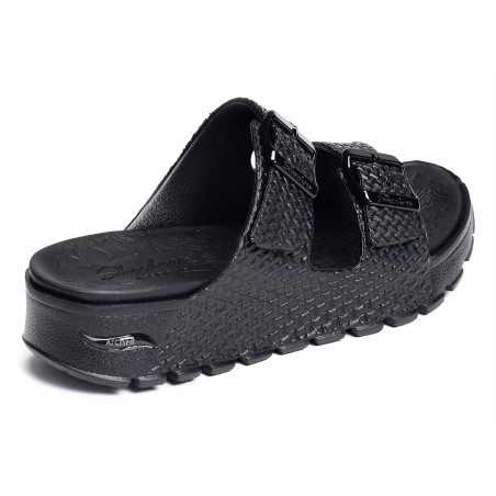 ARCH FIT FOOTSTEPS Noir, Mules Skechers