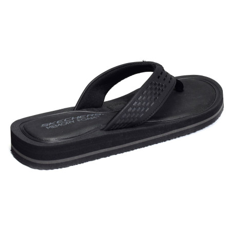 TOCKER SAGA BORA Noir, Tongs Skechers