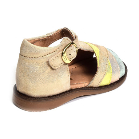 TILDA Or Multicolore, Sandales plates & Nu-Pieds Babybotte