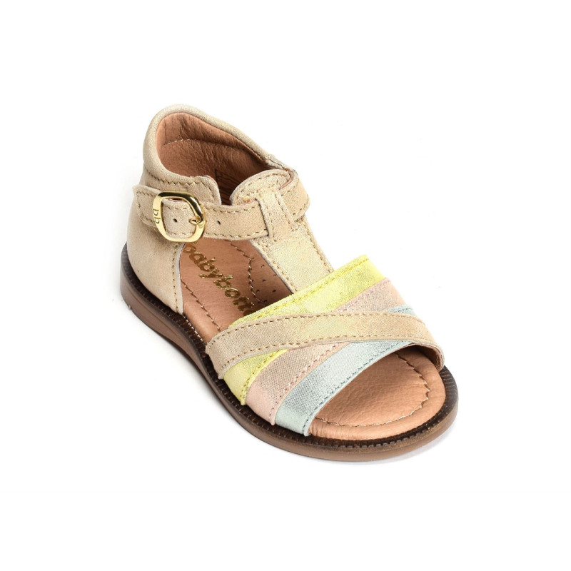 TILDA Or Multicolore, Sandales plates & Nu-Pieds Babybotte