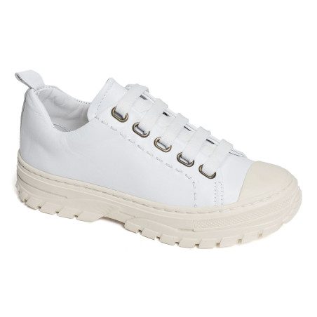 MESNIL Blanc, Sneakers basses Coco & Abricot