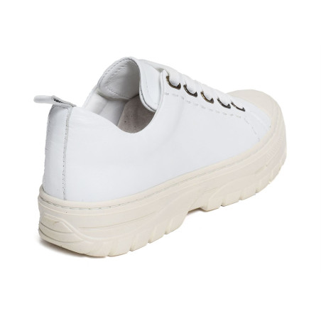 MESNIL Blanc, Sneakers basses Coco & Abricot