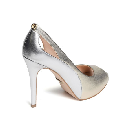 CIVINA Argent Or, Peep toes Guess