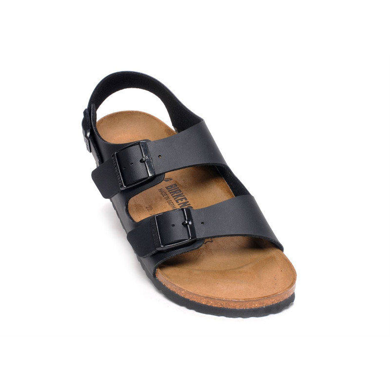 MILANO Noir, Sandales plates & Nu-Pieds Birkenstock