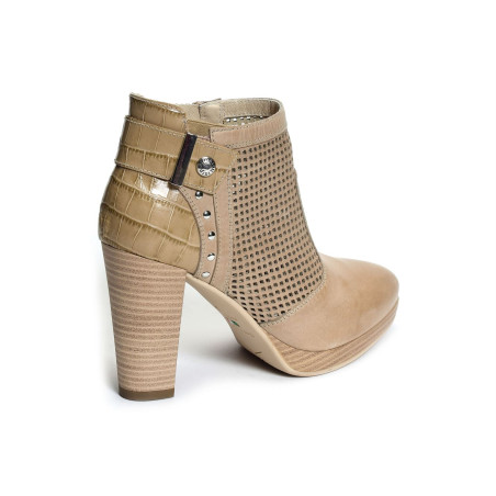 17860 Beige, Bottines NeroGiardini