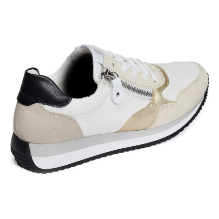 D0H01 Blanc Beige, Baskets running Remonte