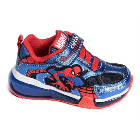 J BAYONYC BB Bleu Rouge, Baskets running Geox