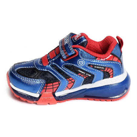 J BAYONYC BB Bleu Rouge, Baskets running Geox