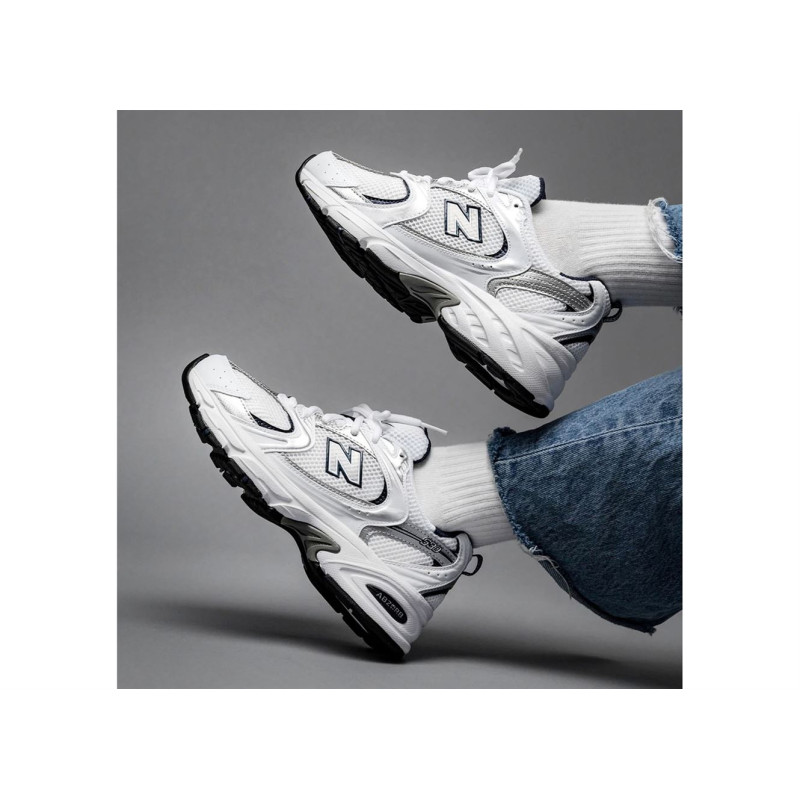 MR530 Blanc Bleu, Baskets running New Balance