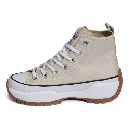 KAYA MID FLY 3728 Beige, Chaussures montantes British Knights