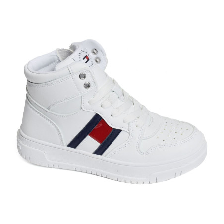 PAULENE 32345 Blanc, Baskets montantes Tommy Hilfiger