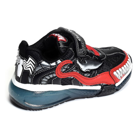 J BAYONYC BC Noir Rouge, Baskets running Geox