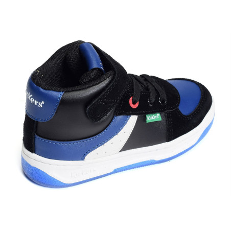 KICKALIEN Noir Bleu, Baskets montantes Kickers