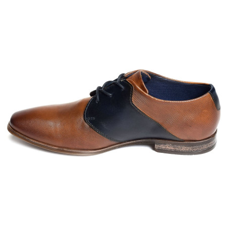 MORINO A311N Cognac, Chaussures de Ville Bugatti