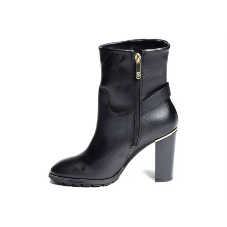 BELT HIGH HEEL BOOT 6768 Noir, Bottines Tommy Hilfiger