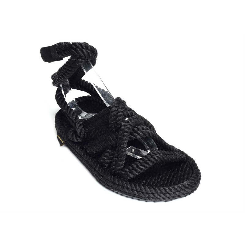 ROMA SANDALS Noir, Sandales plates Bohonomad