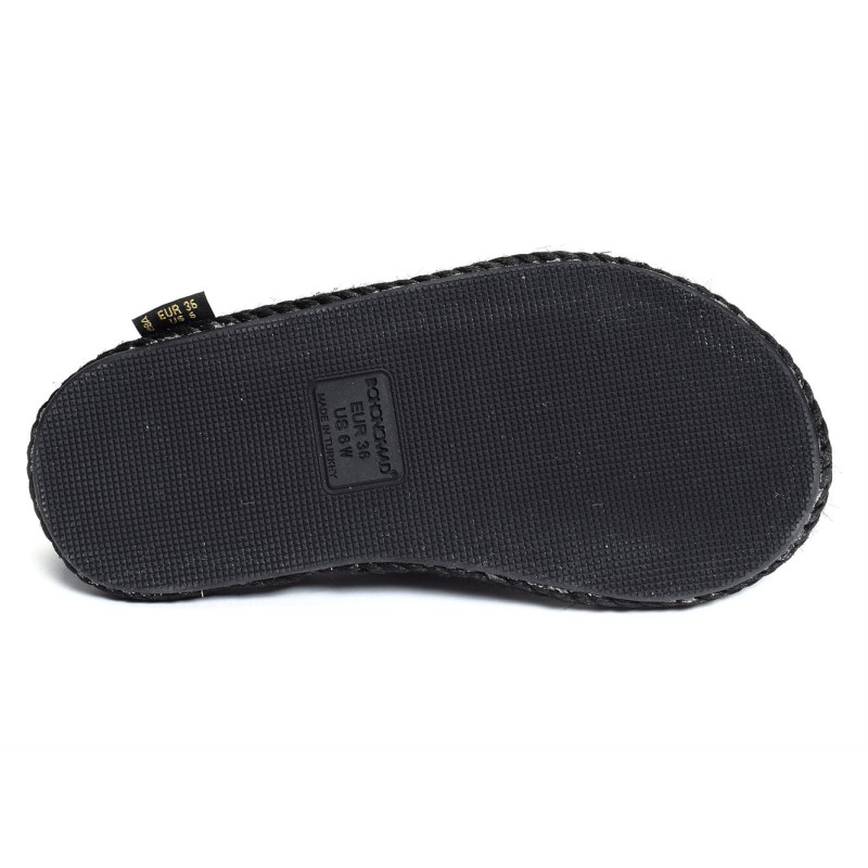 BODRUM SANDALS Noir, Sandales plates Bohonomad