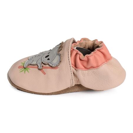 QUEEN KOALA Rose Gris, Ballerines Robeez