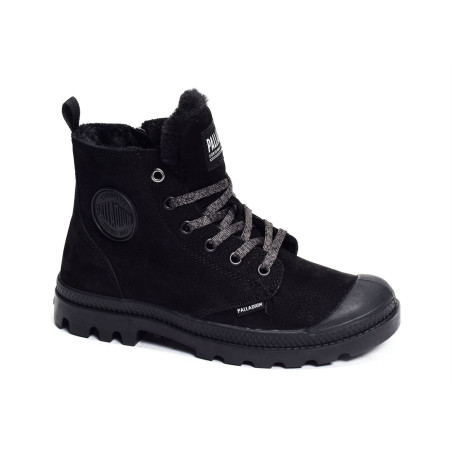 PAMPA HI ZIP Noir, Boots Palladium