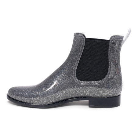 JAPLOU Argent, Bottines Méduse