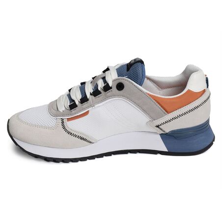 TRAVIS SPORT COLORS Blanc Bleu, Baskets running Colmar