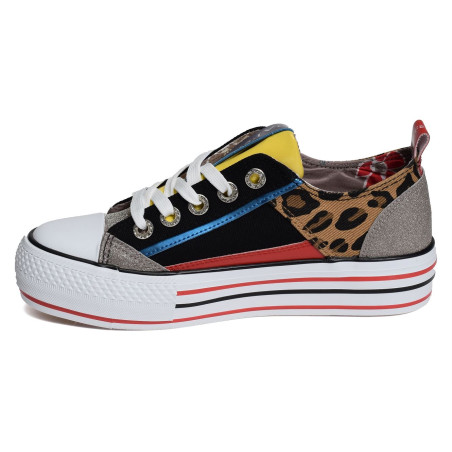 DM9150 Multicolore, Chaussures basses Café Noir