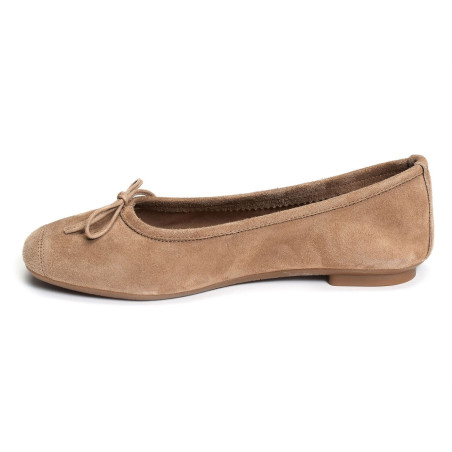 HARMONY Taupe, Ballerines Reqins