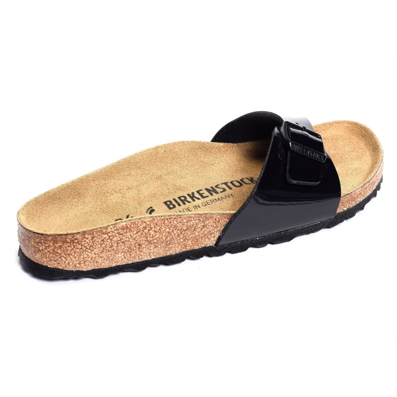 MADRID W Verni Noir, Mules Birkenstock