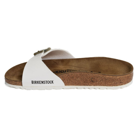 MADRID W Verni Blanc, Mules Birkenstock