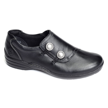 R7620 Noir, Mocassins Remonte