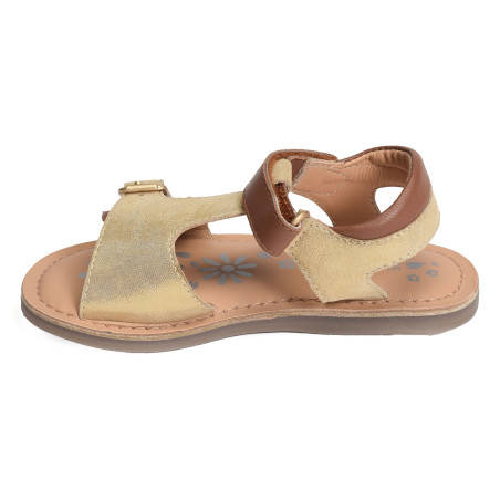 DIAZZ Camel Or, Sandales plates & Nu-Pieds Kickers