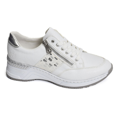 N4322 Blanc, Baskets running Rieker