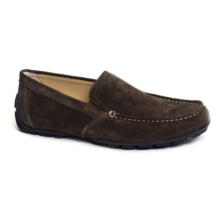 U MONER Marron, Mocassins Geox